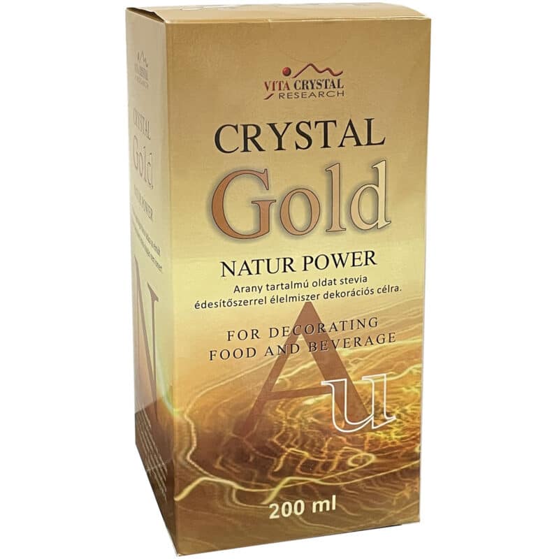 Crystal Gold Natur Power - 200 ml 1 Crystal Gold Natur Power aranykolloid - 200ml
