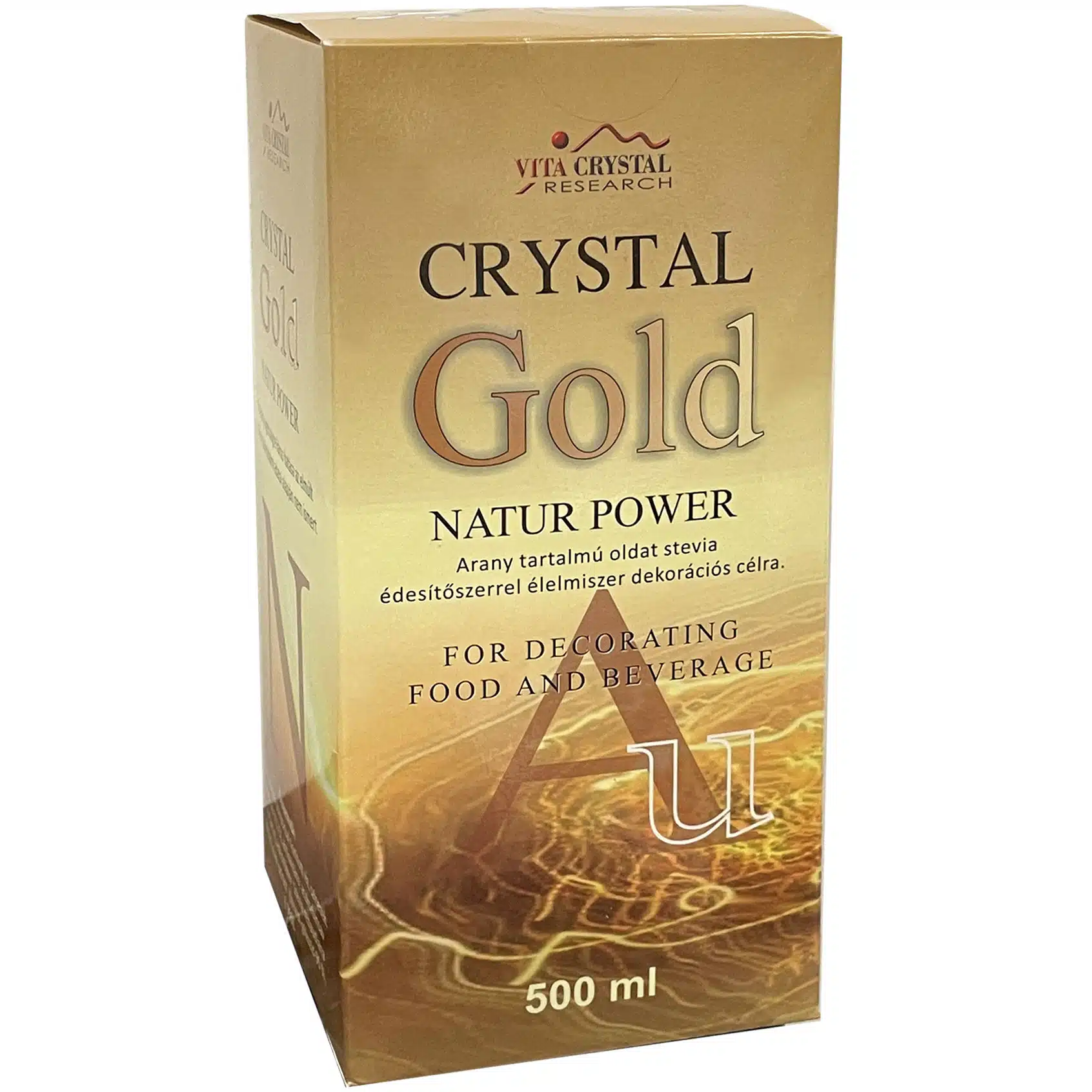 Crystal Gold Natur Power - 500 ml 1 Crystal Gold Natur Power aranykolloid - 500ml
