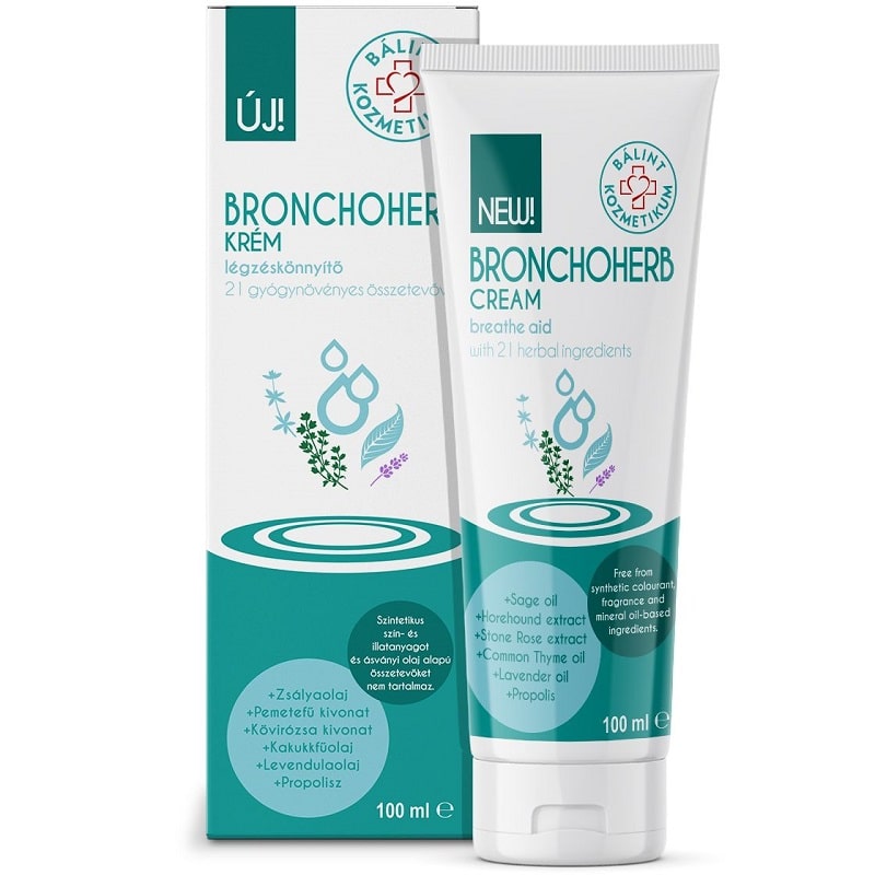Bálint Bronchoherb légzéskönnyítő krém - 100ml 1 Bálint Bronchoherb légzéskönnyítő krém - 100ml