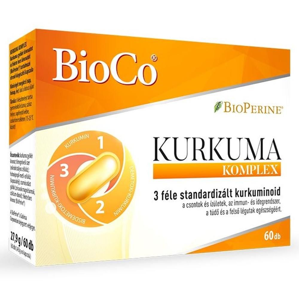 BioCo Kurkuma Komplex kapszula - 60db 1 BioCo Kurkuma Komplex kapszula