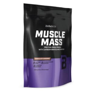 BioTech USA Muscle Mass 1000g csokoládé - 1000g