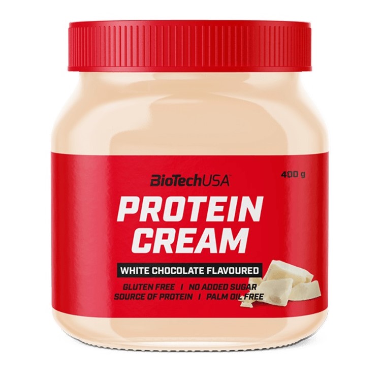 BioTech USA Protein Cream fehércsokoládé - 400g 1 BioTech USA Protein Cream fehércsokoládé