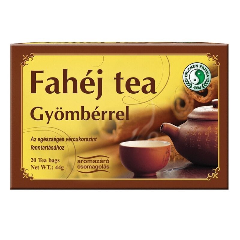 Dr. Chen Fahéj tea Gyömbérrel - 20 filter 1 Dr. Chen Fahéj - Gyömbér tea - 20 filter