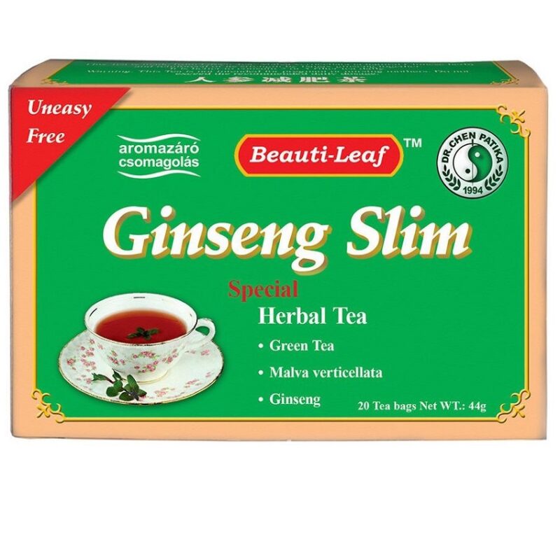 Dr. Chen Ginseng Slim fogyasztó tea - 20filter 1 Dr. Chen Ginseng (Ginzeng) Slim fogyasztó tea - 20filter