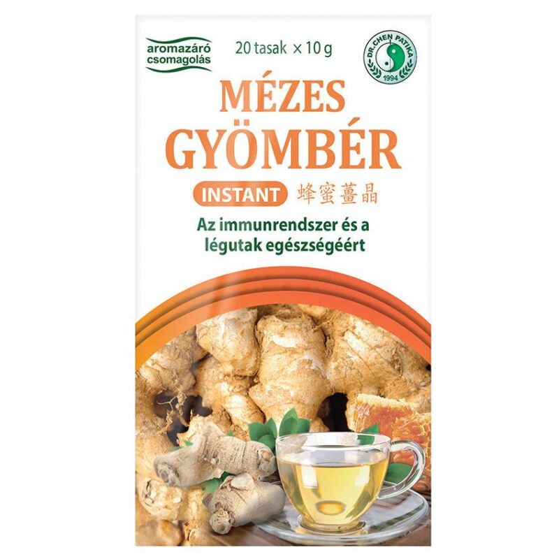 Dr. Chen Mézes Gyömbér instant tea- 20x10g 1 Dr. Chen Instant Mézes Gyömbér tea - 20x10g