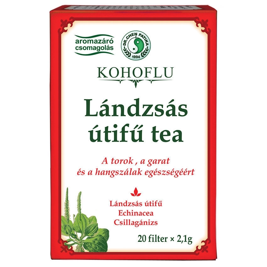 Dr. Chen Lándzsás útifű tea - 20 filter 1 Dr. Chen Lándzsás útifű tea - 20 filter