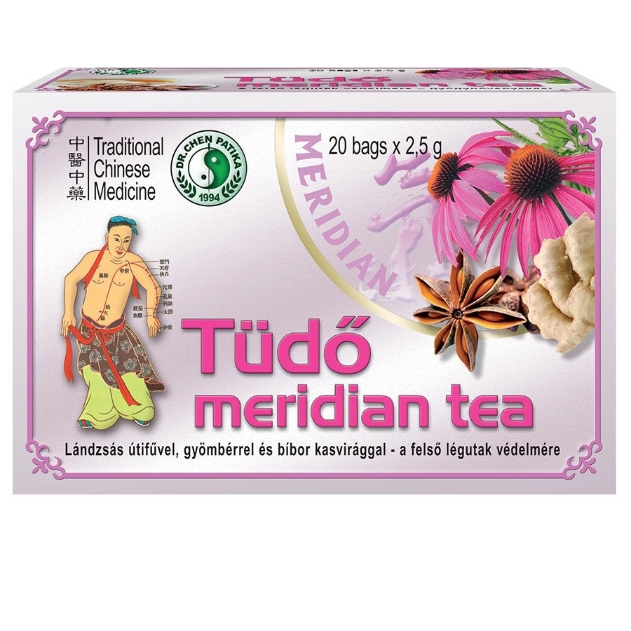 Dr. Chen Tüdő Meridián tea - 20 filter 1 Dr. Chen Tüdő Meridián tea - 20 filter