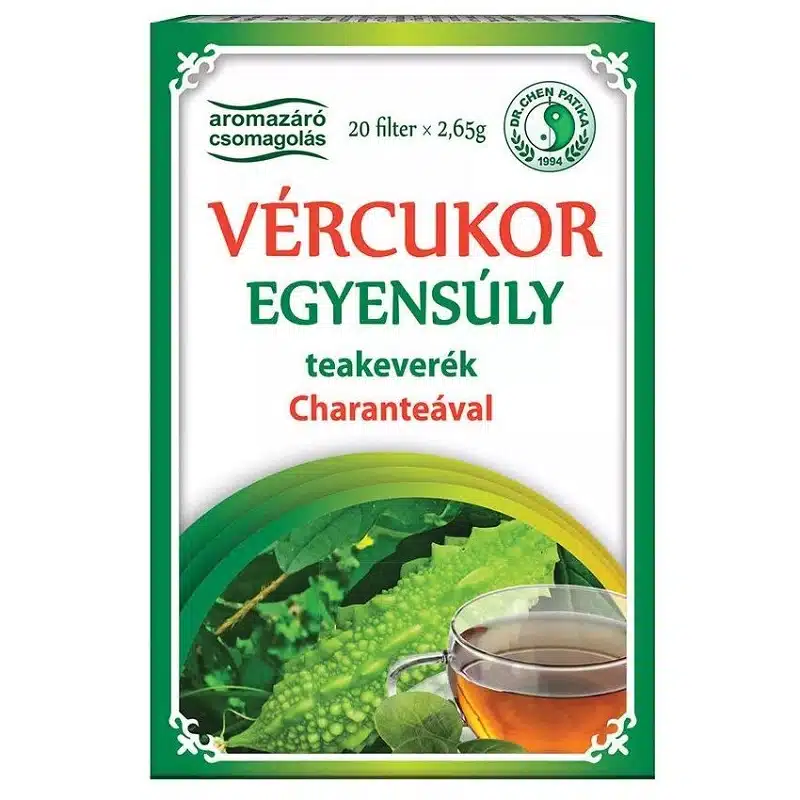Dr. Chen Vércukor Egyensúly tea - 20 filter 1 Dr. Chen Vércukor egyensúly filteres tea - 20 filter