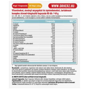 Dr. Herz A-Z multivitamin Komplex kapszula - 60db - Image 2