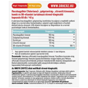 Dr. Herz Valeriana Plus kapszula - 60db - Image 2