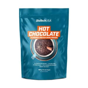 BioTech USA Hot chocolate, fehérje tartalmú forrócsoki italpor - 450g