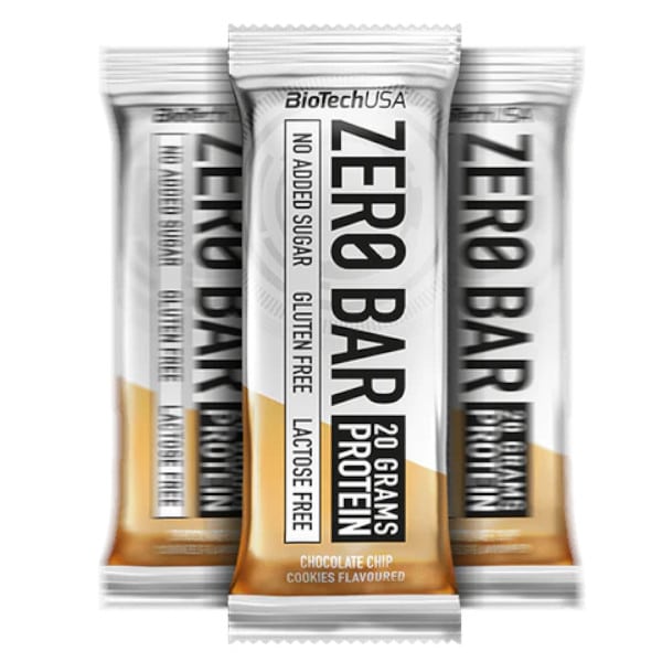 BioTech USA Zero Bar protein szelet csokoládés keksz - 50g 1 BioTech USA Zero Bar protein szelet csokoládés keksz - 50g