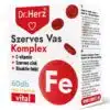 Dr. Herz Szerves Vas komplex+C-vitamin+Szerves Cink+Folát kapszula - 60db