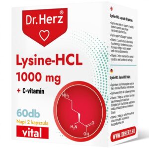Dr. Herz Lysine - HCL + C-vitamin kapszula - 60db