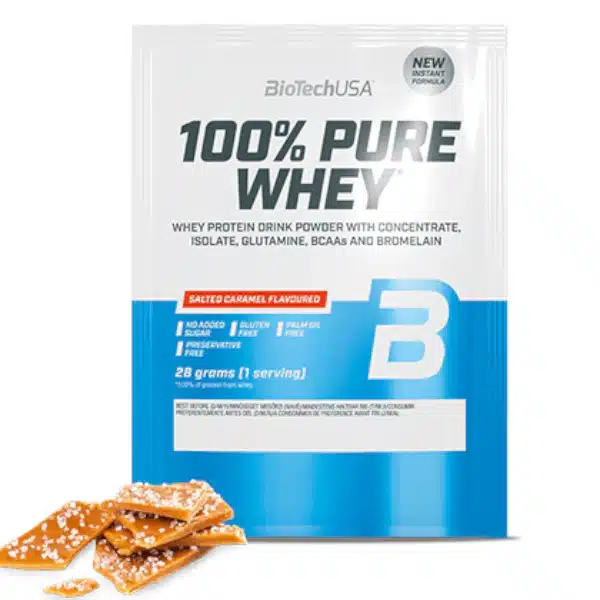 BioTech USA 100% Pure Whey sós karamell - 28g 1 BioTech USA 100% Pure Whey sós karamell - 28g