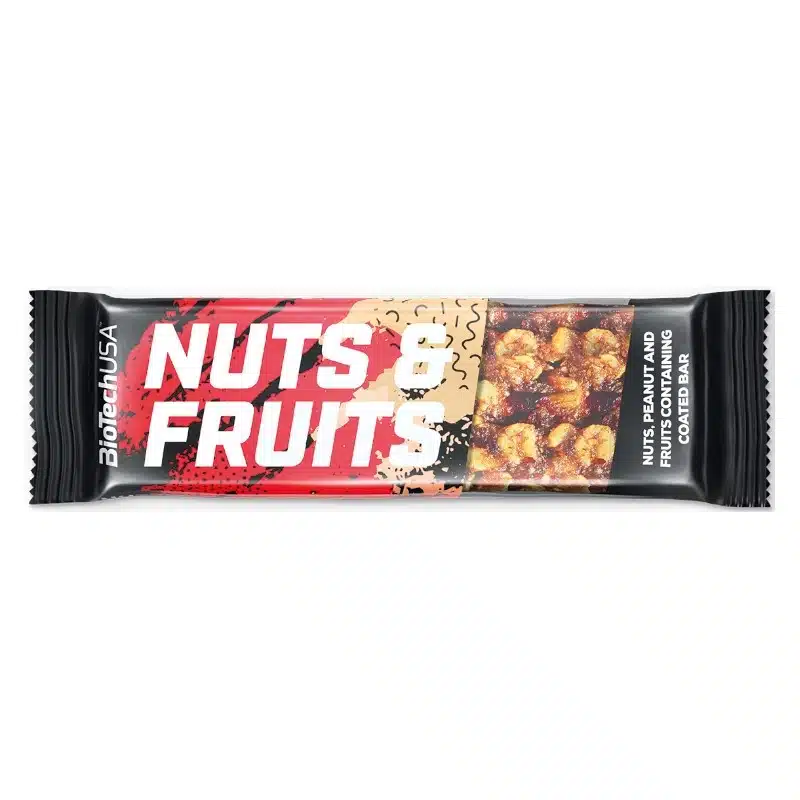 BioTech USA Nuts and Fruits szelet - 40g 1 BioTech USA Nuts and Fruits szelet - 40g