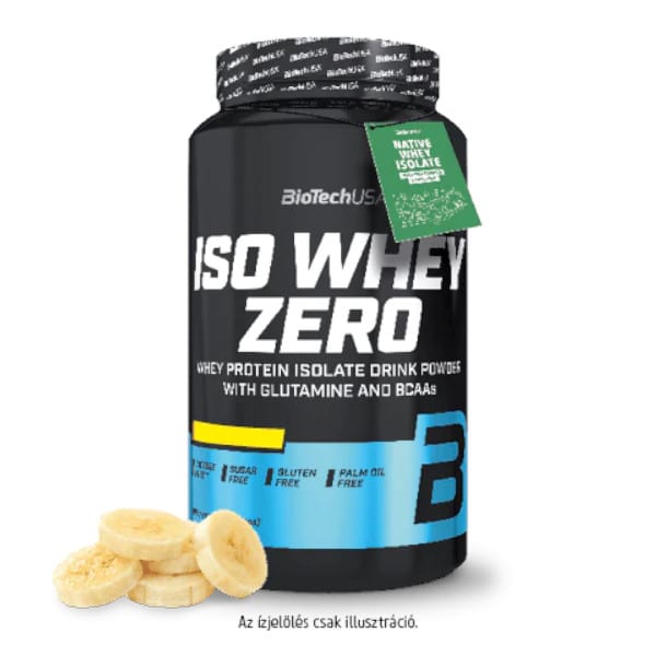 BioTech USA IsoWhey ZERO banán - 908g 1 BioTech USA 100% IsoWhey ZERO Lactose Free banán - 908g