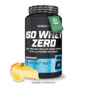 BioTech USA 100% IsoWhey ZERO Lactose Free citromos-sajttorta - 908g