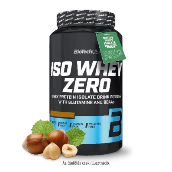 BioTech USA IsoWhey ZERO mogyoró - 908g 1 BioTech USA 100% IsoWhey ZERO Lactose Free mogyoró - 908g