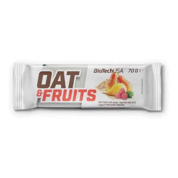 BioTech USA Oat & Fruit joghurtos körte-málna szelet - 70g 1 BioTech USA Oat & Fruit joghurtos körte-málna szelet - 70g