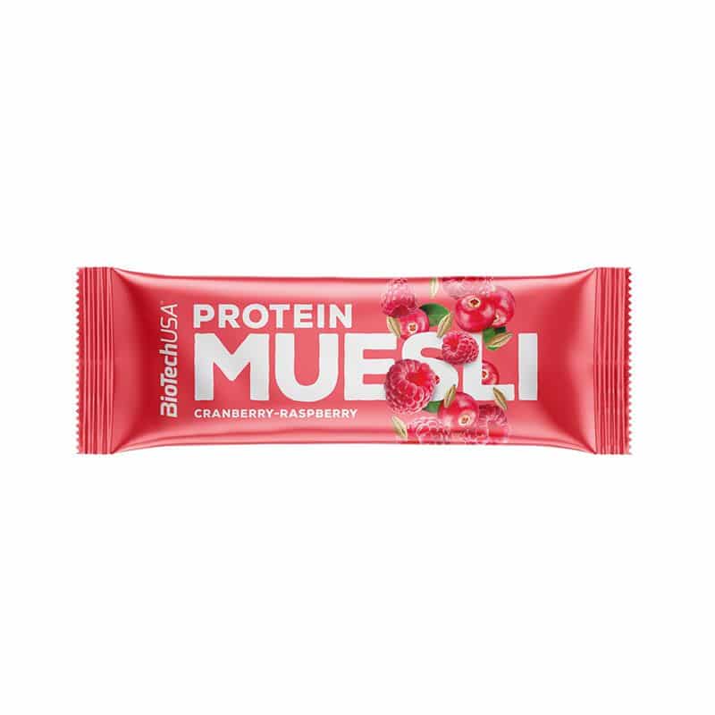 BioTech USA Protein Muesli áfonya-málna - 30g 1 BioTech USA Protein Muesli áfonya-málna - 30g