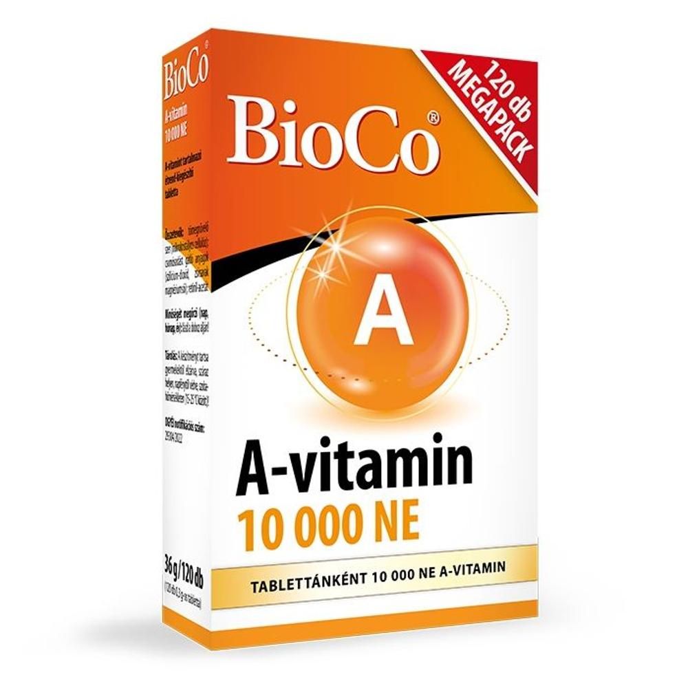 BioCo A-vitamin 10 000 NE MEGAPACK - 120db 1 BioCo A-vitamin 10 000 NE MEGAPACK - 120db