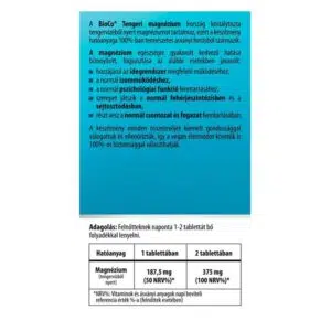 BioCo Tengeri magnézium tabletta - 90db 3 BioCo Tengeri magnézium tabletta - 90db - Image 2