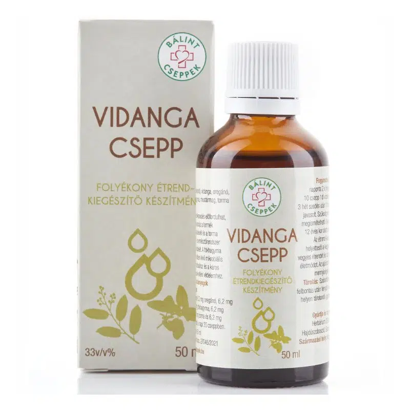 Bálint Cseppek Vidanga csepp - 50ml 1 Bálint Cseppek Vidanga csepp - 50ml