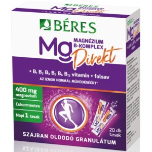 Béres Magnézium B-Komplex Direkt 400mg granulátum - 20 tasak