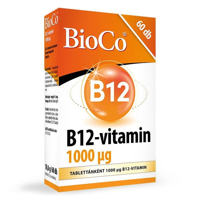 BioCo B12-vitamin 1000mcg tabletta - 60db 1 BioCo B12-vitamin 1000mcg tabletta - 60db