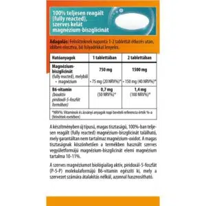 BioCo Magnézium-biszglicinát + bioakítv B6 MEGAPACK - 90db - Image 2
