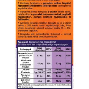 BioCo Suli-Vitamin cseresznye ízű rágótabletta - 90db - Image 2