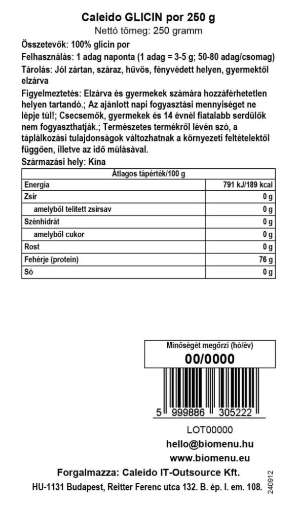 Caleido Glicin por - 250g 2 Caleido Glicin por - 250g - Image 2