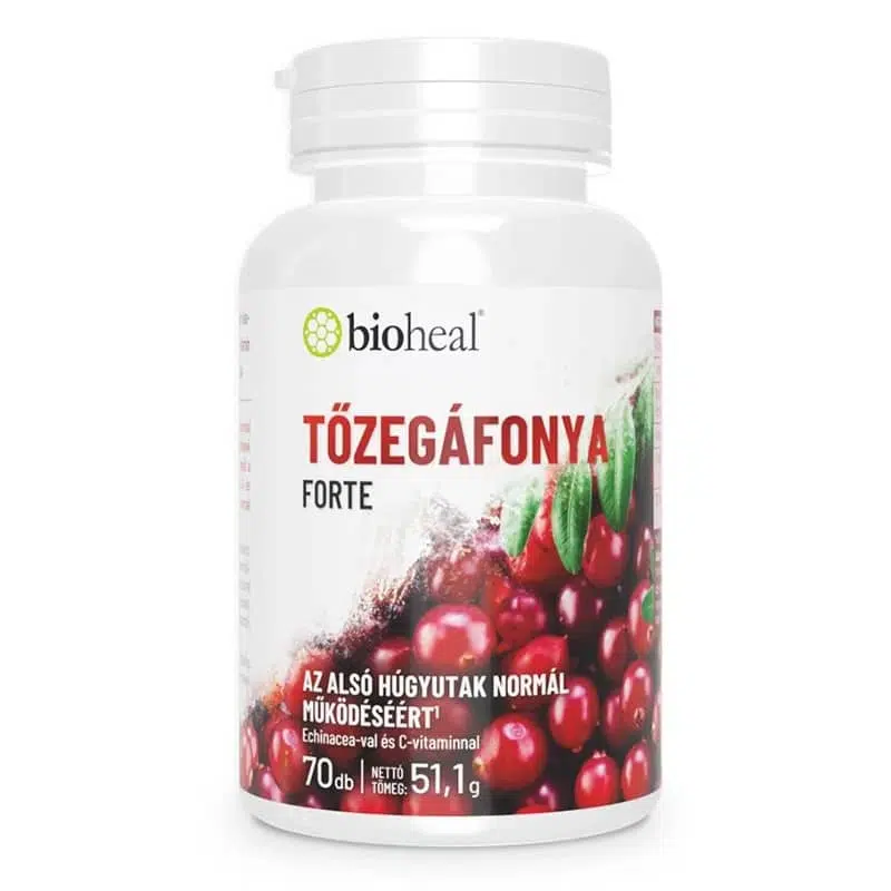 Bioheal Tőzegáfonya Forte kapszula - 70db 1 Bioheal Tőzegáfonya Forte kapszula - 70db