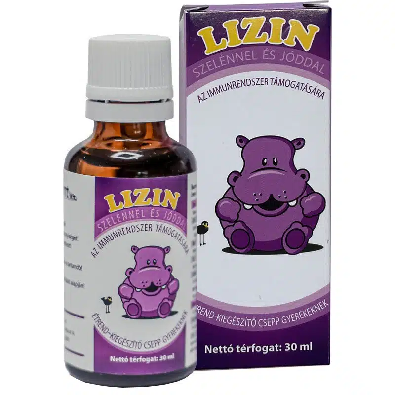 Dr. Aliment Lizin szelénnel és jóddal csepp gyerekeknek - 30ml 1 Dr. Aliment Lizin szelénnel és jóddal csepp gyerekeknek - 30ml