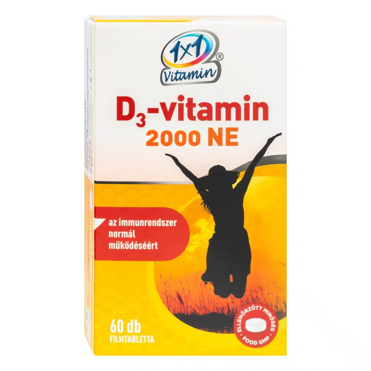 1x1 Vitamin D3-vitamin 2000NE filmtabletta - 60db 1 1x1 Vitamin D3-vitamin 2000NE filmtabletta - 60db
