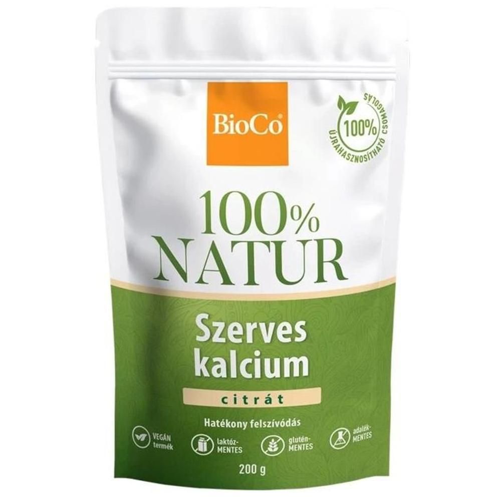 BioCo 100% NATUR Szerves Kalcium Citrát por - 200g 1 BioCo 100% NATUR Szerves Kalcium Citrát por - 200g