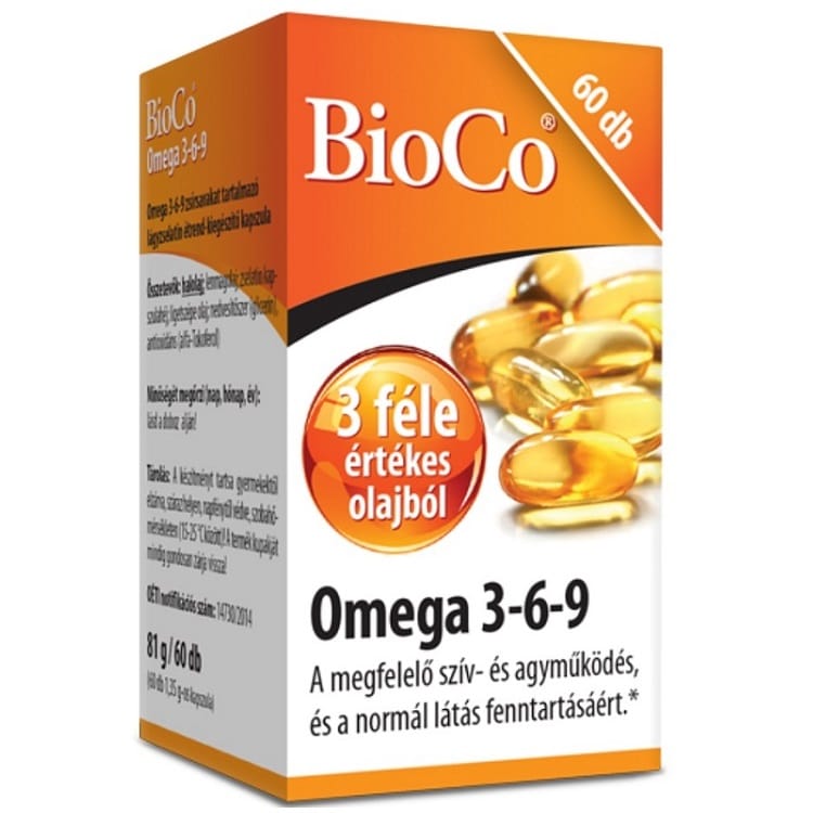 BioCo Omega 3-6-9 kapszula - 60db 1 BioCo Omega 3-6-9 kapszula - 60db