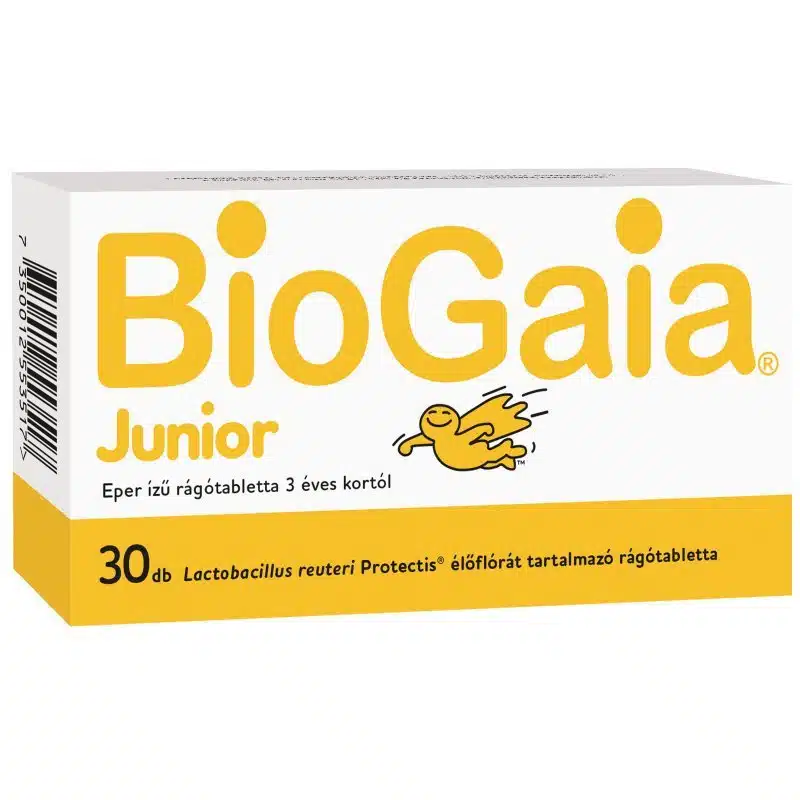 BioGaia Junior epres rágótabletta - 30db 1 BioGaia Junior epres rágótabletta - 30db
