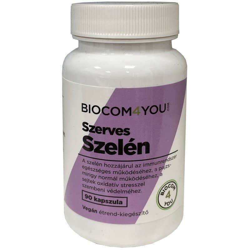 Biocom4You Szerves Szelén kapszula - 90db 1 Biocom4You Szerves Szelén kapszula - 90db