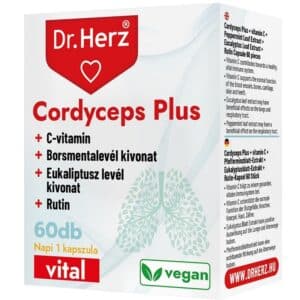 Dr. Herz Cordyceps Plus + C-vitamin kapszula - 60db