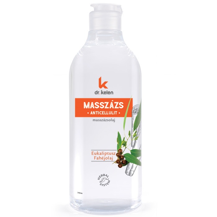 Dr. Kelen Anticellulit masszázsolaj - 500ml 1 Dr. Kelen Anticellulit masszázsolaj - 500ml