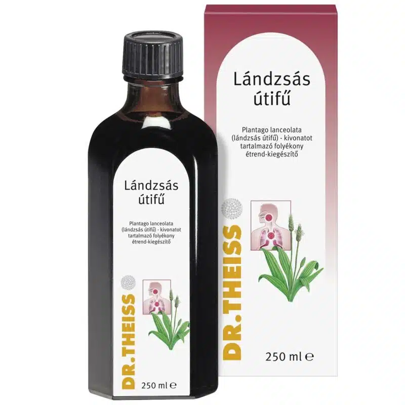 Dr. Theiss Lándzsás útifű szirup Echinaceával - 250ml 1 Dr. Theiss Lándzsás utifű szirup Echinaceával - 250ml