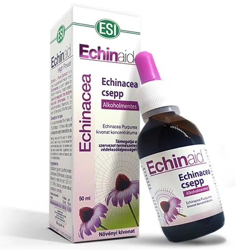 ESI EchinAid alkoholmentes echinacea-csepp - 50ml 1 ESI EchinAid alkoholmentes echinacea-csepp - 50ml