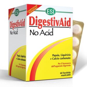 ESI DigestivAid - No Acid lúgosító-savlekötő tabletta - 60db