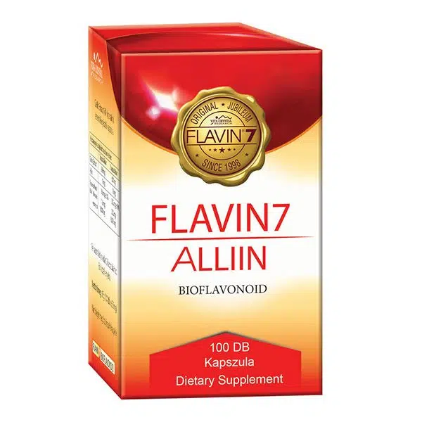 Flavin7 Alliin - bioflavonoid komplex + fokhagyma - 100 db kapszula 1 Flavin7 Alliin – bioflavonoid komplex + fokhagyma – 100 db kapszula