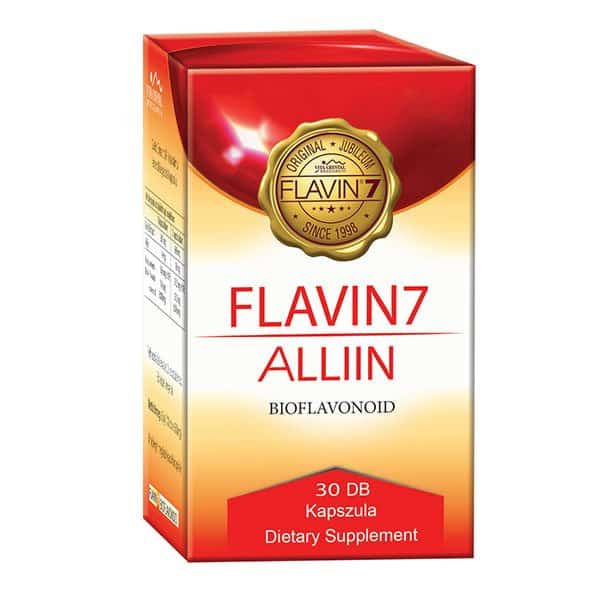 Flavin7 Alliin - bioflavonoid komplex + fokhagyma - 30 db kapszula 1 Flavin7 Alliin – bioflavonoid komplex + fokhagyma – 30 db kapszula