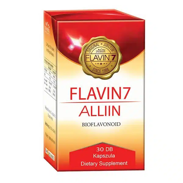Flavin7 Alliin - bioflavonoid komplex + fokhagyma - 30 db kapszula 1 Flavin7 Alliin – bioflavonoid komplex + fokhagyma – 30 db kapszula