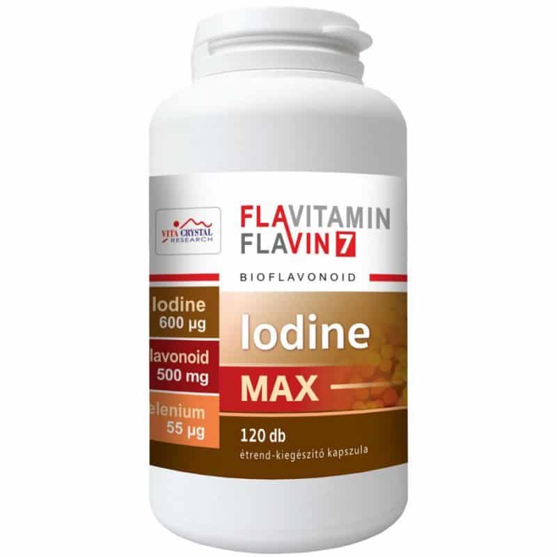 Flavin7 Flavitamin Jód Max kapszula - 120db 1 Flavin7 Flavitamin Jód Max kapszula - 120db