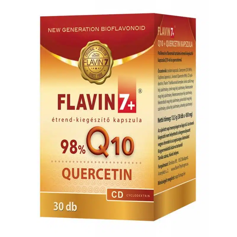 Flavin7 Q10 + Quercetin kapszula - 30db 1 Flavin7 Q10 + Quercetin kapszula - 30db